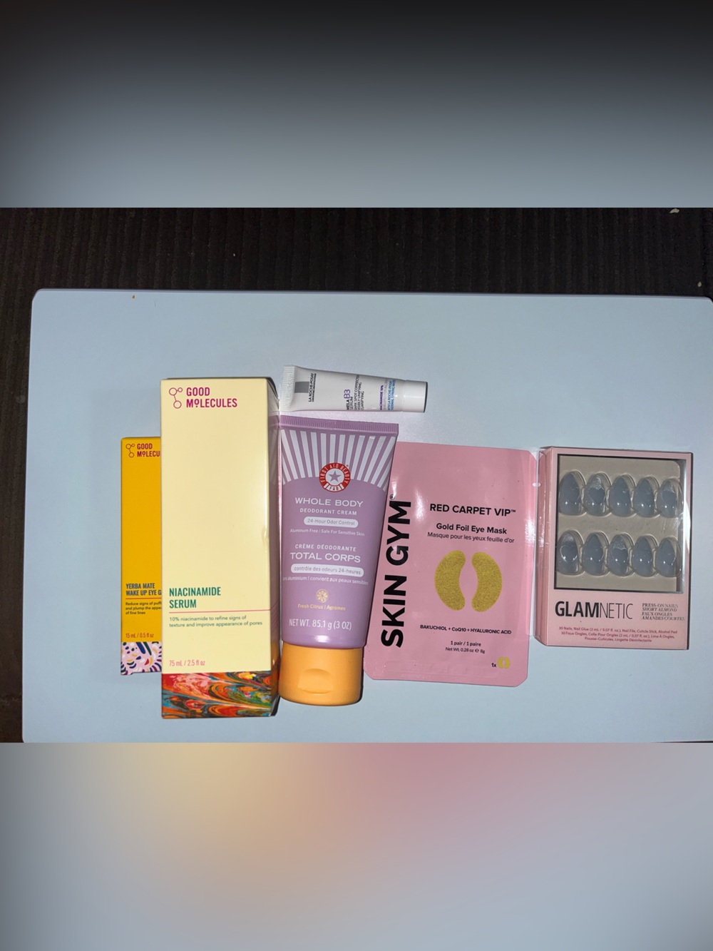 Glamnetic, Skin gym, Good molecules, First aid beauty and more.
